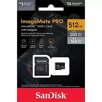 Nintendo Switch的512GB Sandisk Micro SDXC卡現在$ 21.53