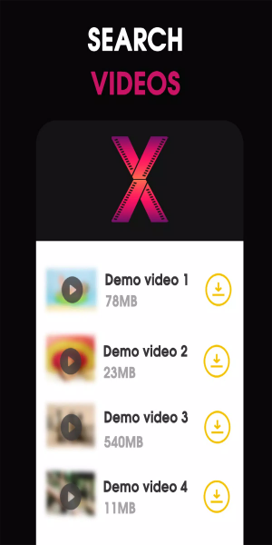 X Sexy Video Downloader Capture d'écran 2