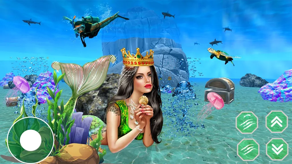 Mermaid Princess simulator 3D Capture d'écran 2