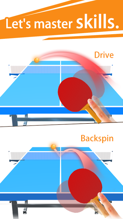 Table Tennis 3D Ping Pong Game Скриншот 1