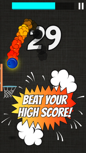 Hot Dunk Basketball स्क्रीनशॉट 1