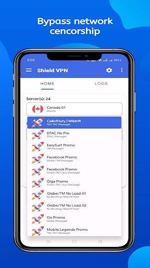 Shield VPN Mod スクリーンショット 3