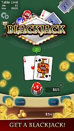 Blackjack 21 Mania Captura de pantalla 1