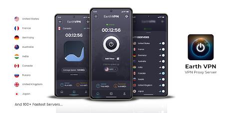 Earth VPN - VPN Proxy Server Screenshot 1