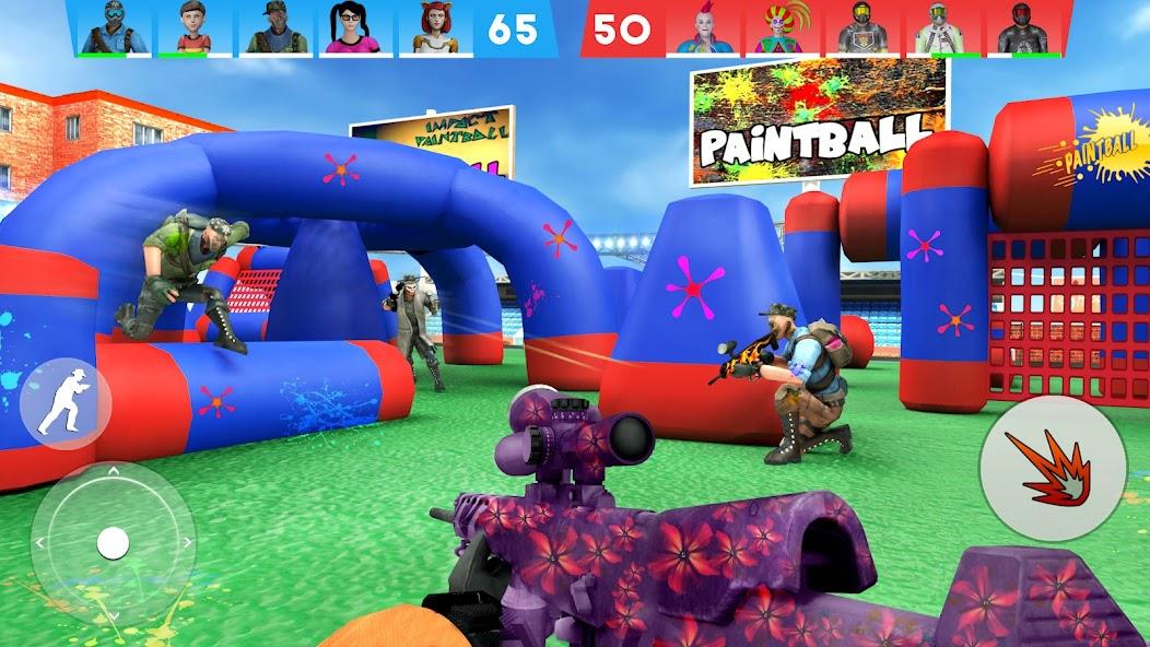 Paintball Shooting Game 3D Captura de tela 4