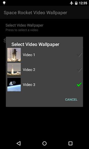 Space Rocket Video Wallpaper应用截图第4张