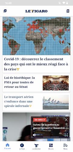 Le Figaro.fr: Actu en direct スクリーンショット 1