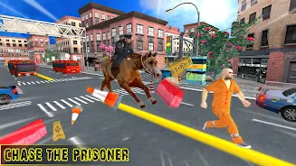 US Police Horse Criminal Chase 스크린샷 1