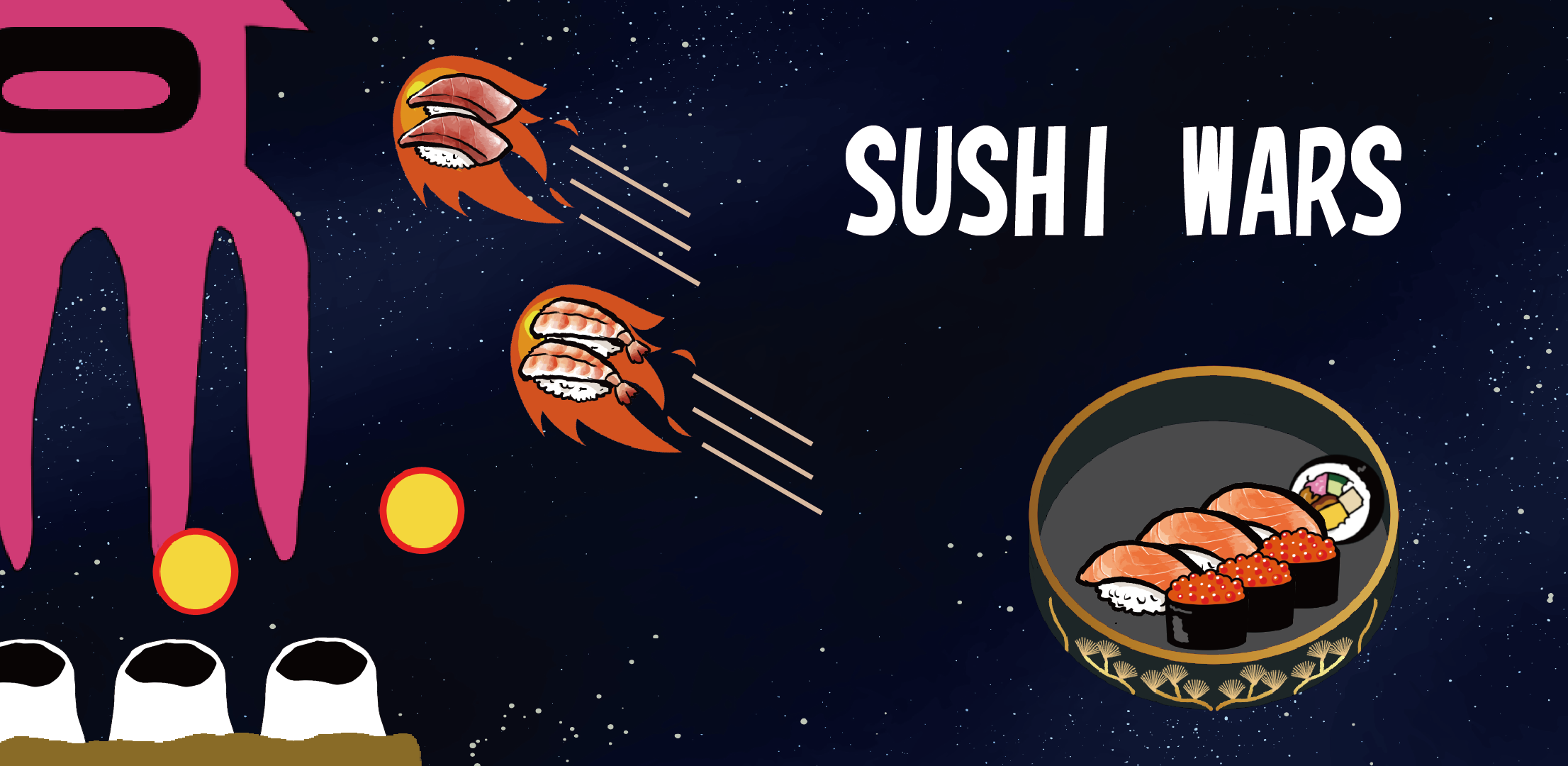 SUSHI WARS - easy shooter game-應用截圖第1張