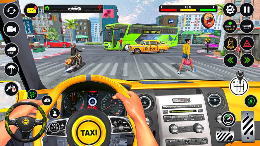 US Taxi Car Parking Simulator應用截圖第3張