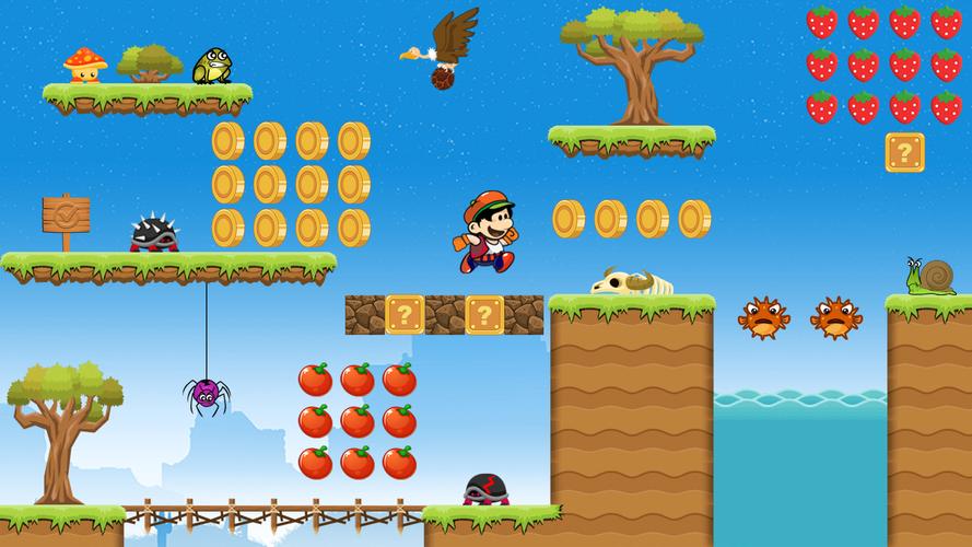 Super Nob Run：跳躍冒險叢林遊戲應用截圖第2張