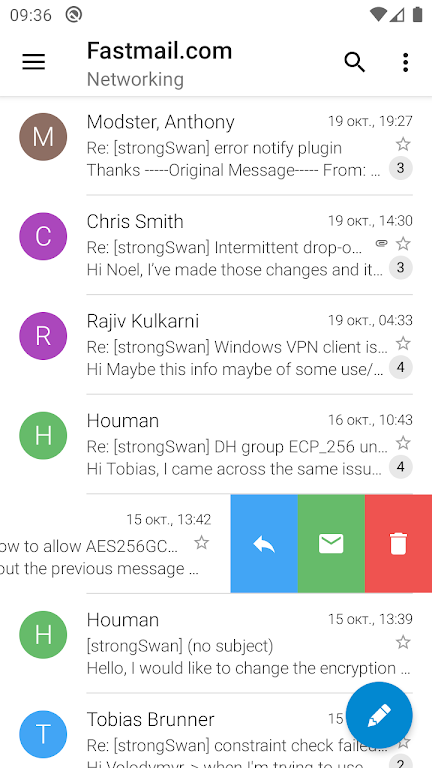 Sugar Mail email app स्क्रीनशॉट 3