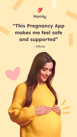 Momly: Pregnancy App & Tracker Capture d’écran 1
