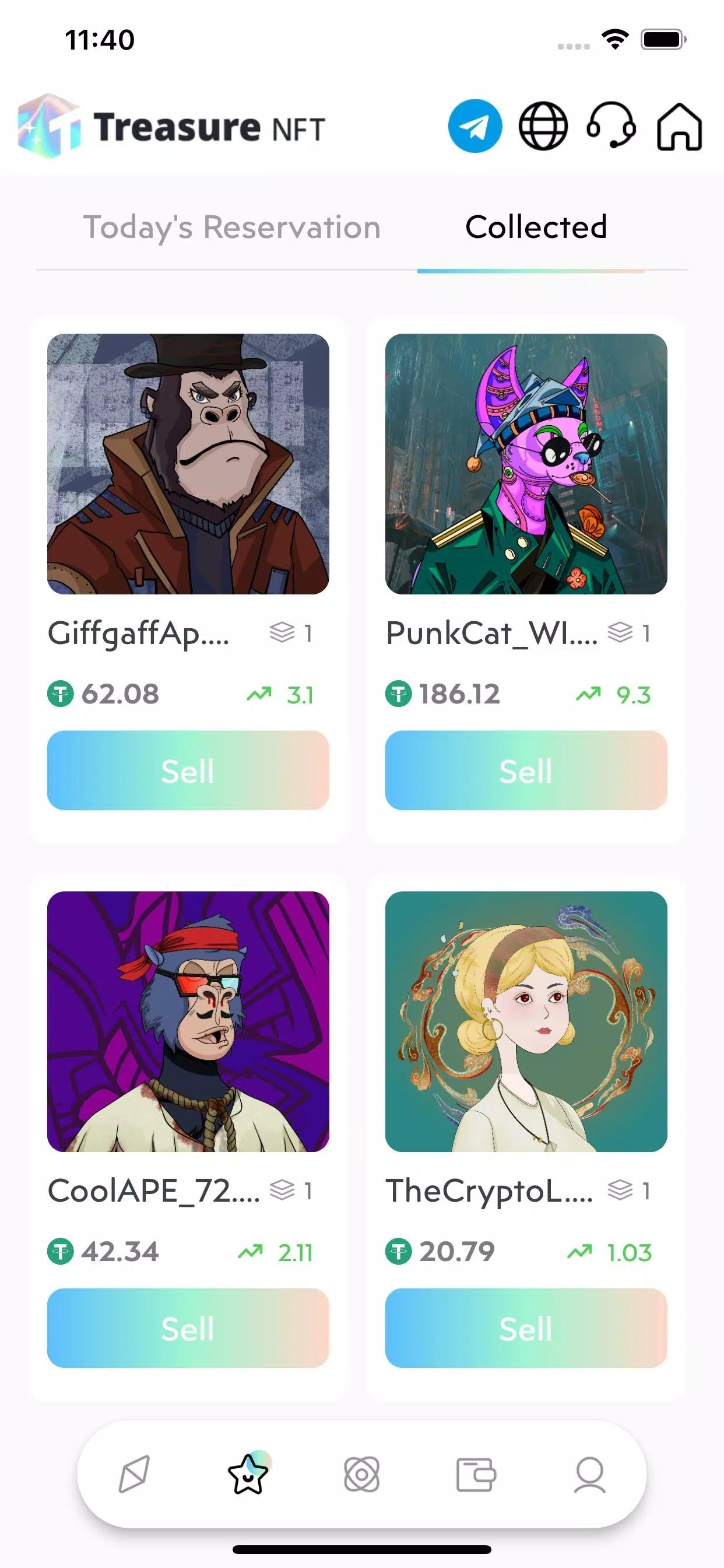 TreasureNFT Screenshot 4