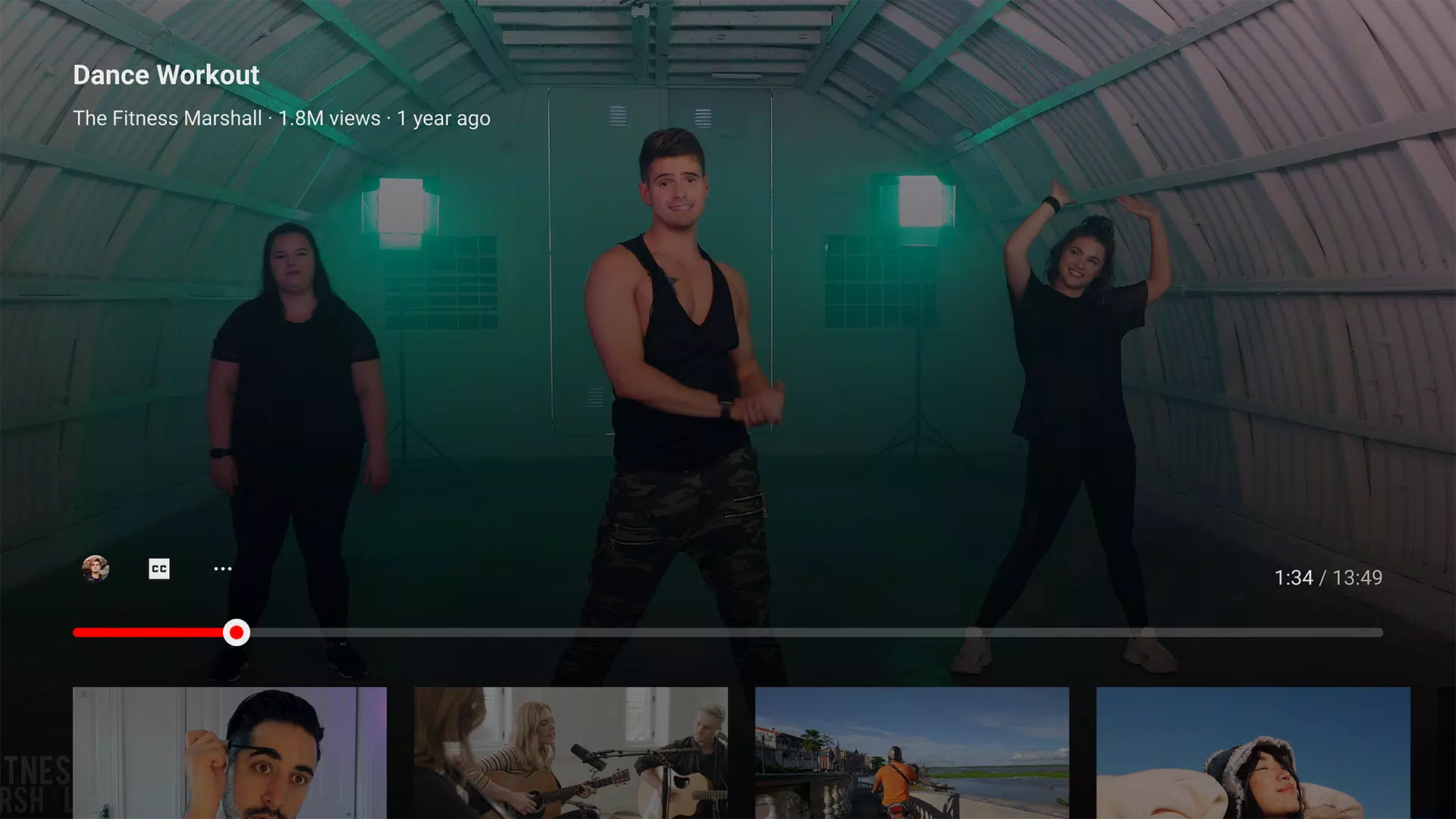 YouTube for Android TV スクリーンショット 4