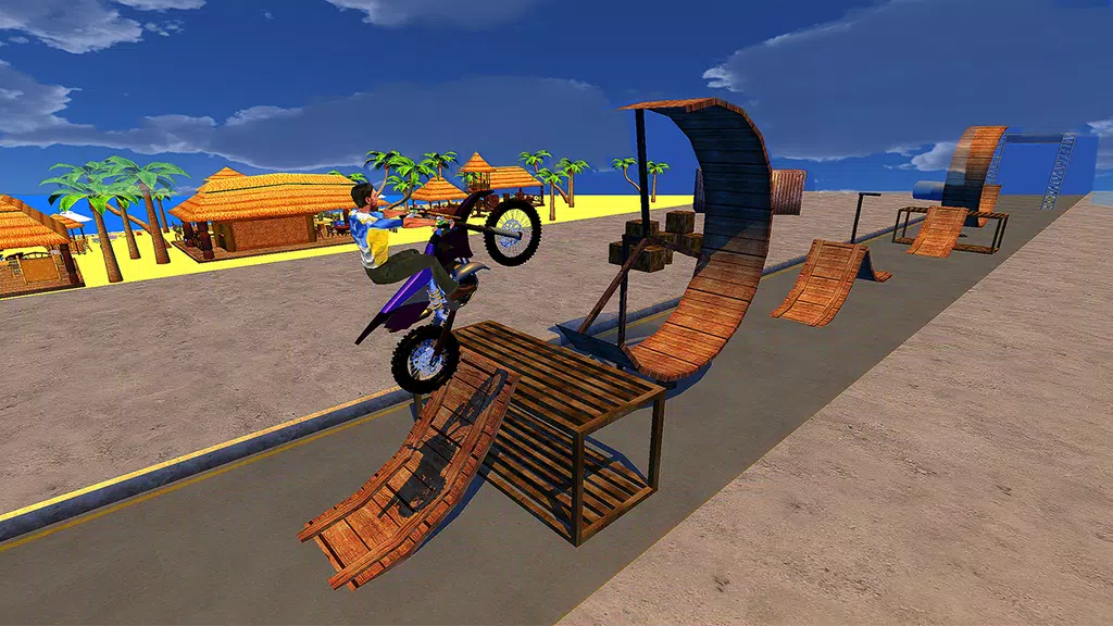 Racing Bike Stunts & Ramp Riding Captura de pantalla 2