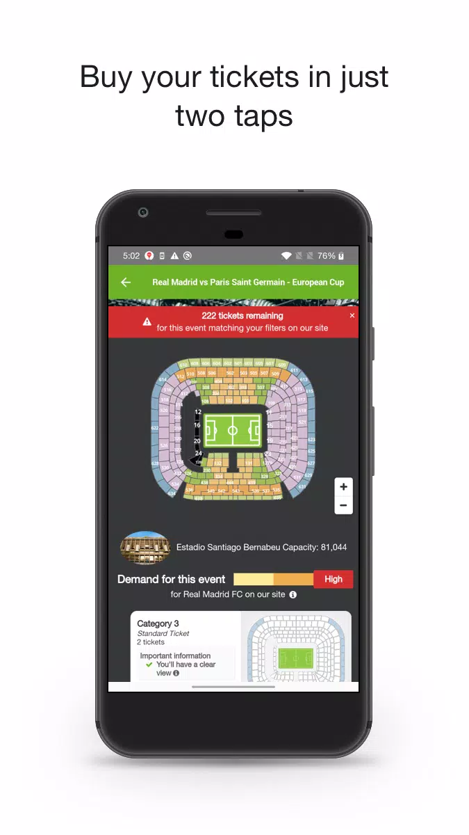 viagogo スクリーンショット 3