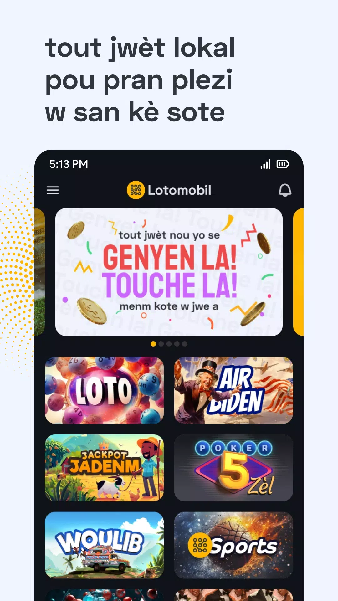 Lotomobil Sports & Bolet Captura de pantalla 1