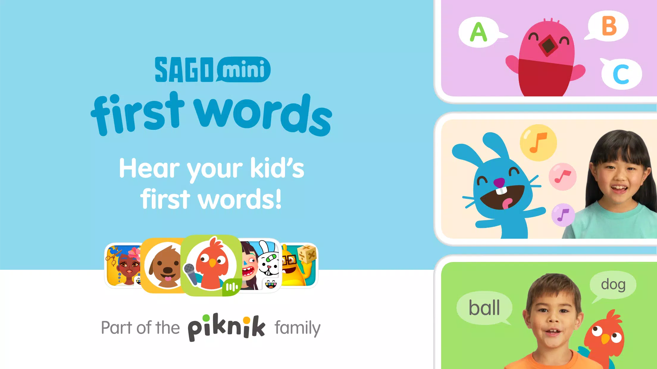 Sago Mini First Words: Kids 1+应用截图第1张