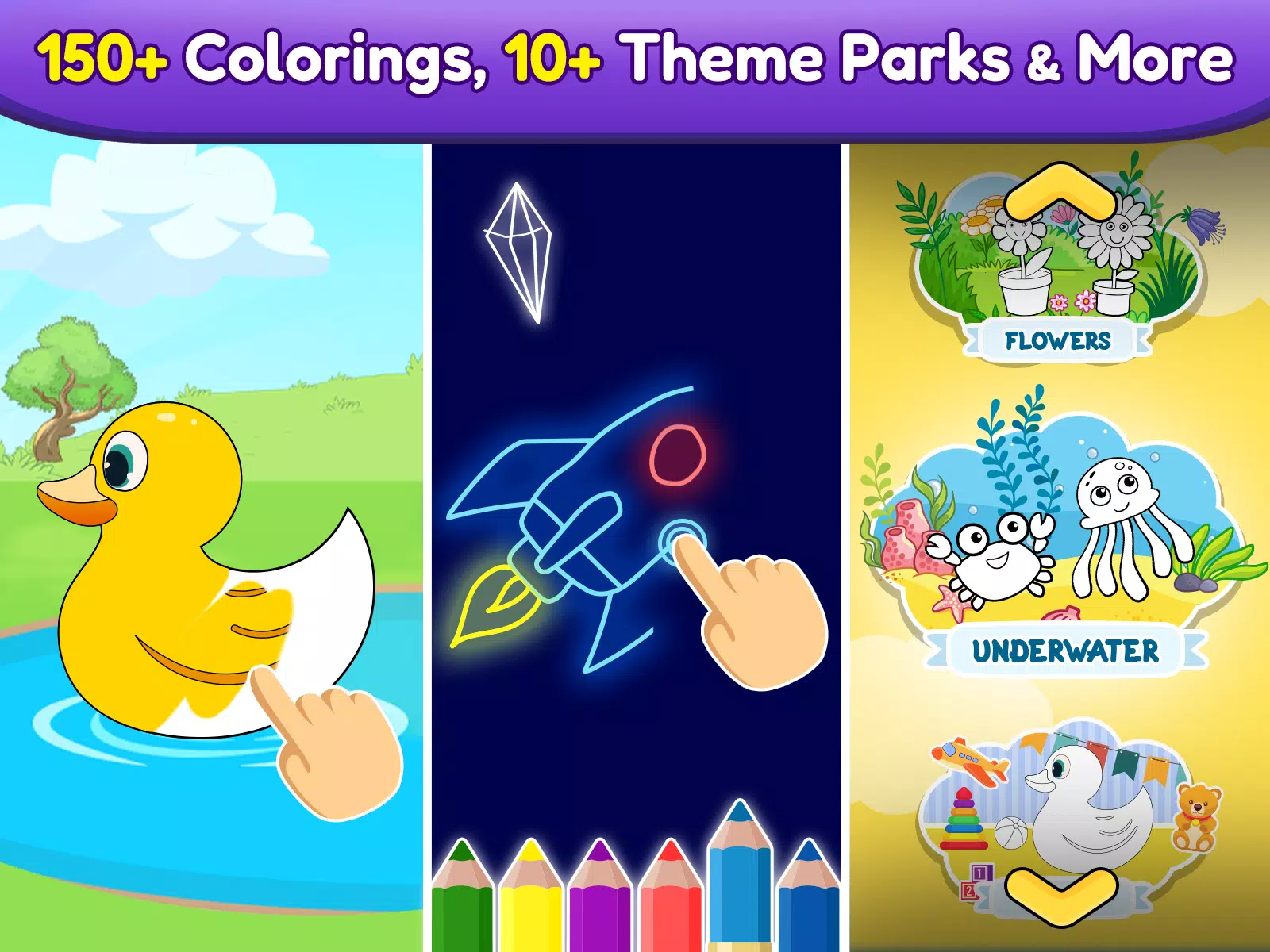 Coloring games for kids: 2-5 y Captura de tela 1