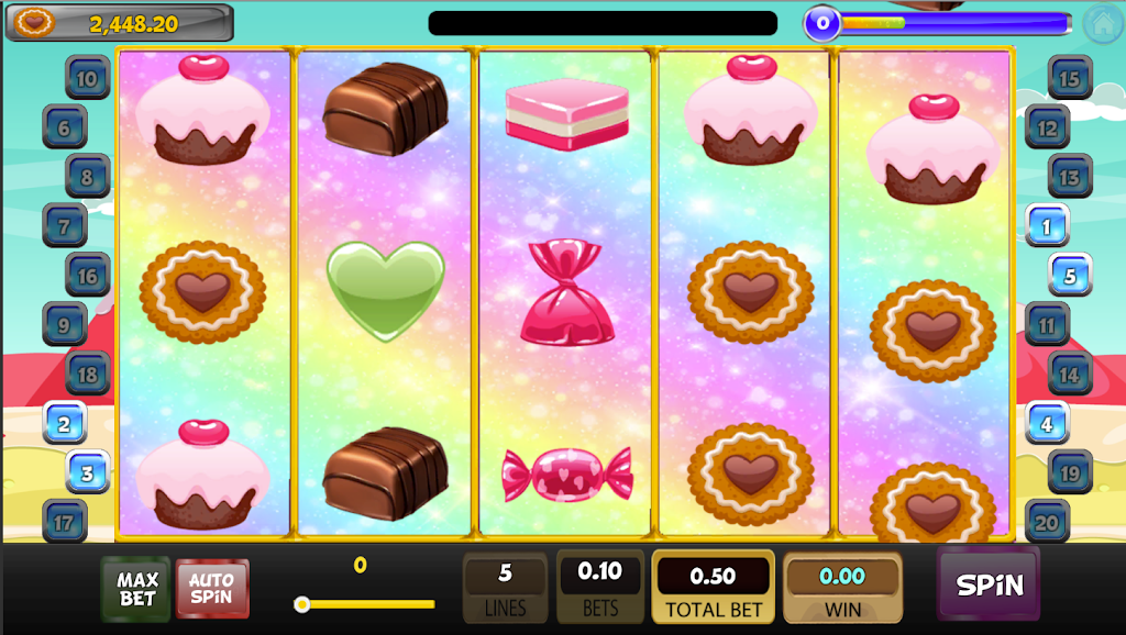 Candy Sweet Slot machine应用截图第4张