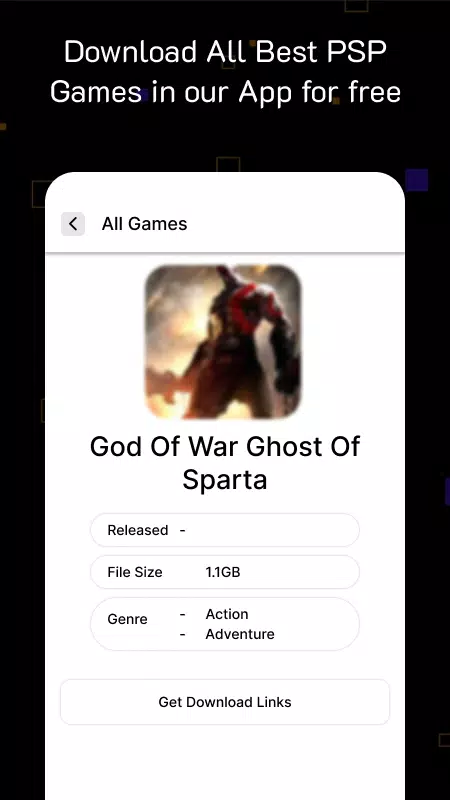PSP Games Downloader 스크린샷 3