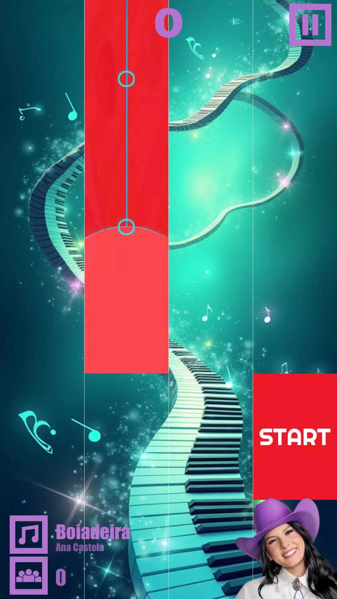 Piano Music Ana Castela Game Capture d’écran 2