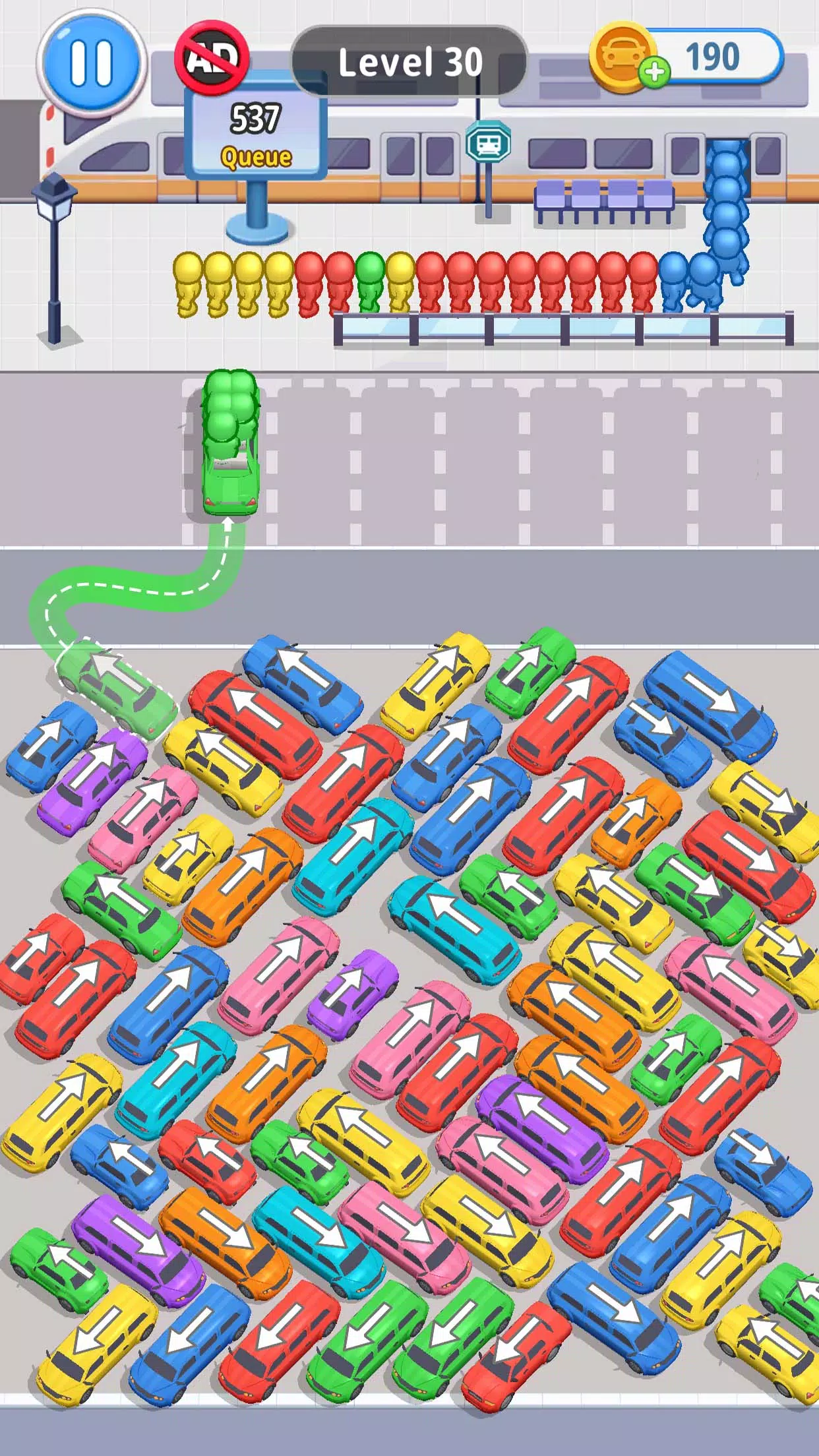 Car Jam Solver Скриншот 1