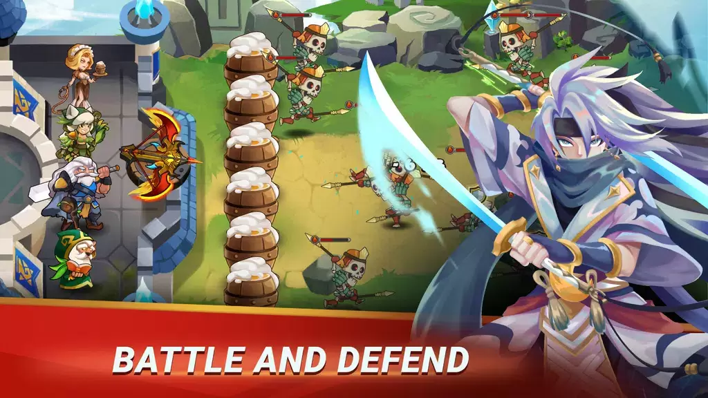Castle Defender Premium Captura de pantalla 1