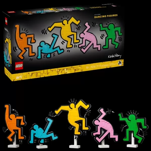 乐高艺术：基思·哈林（Keith Haring） - 跳舞人物