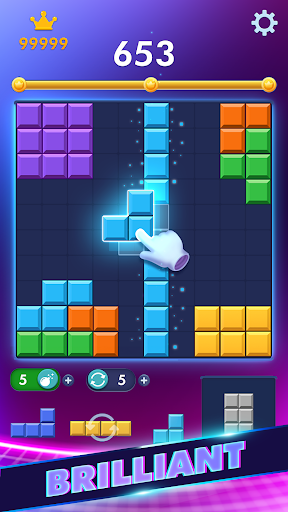 Block Puzzle Games Cube Blast Скриншот 1