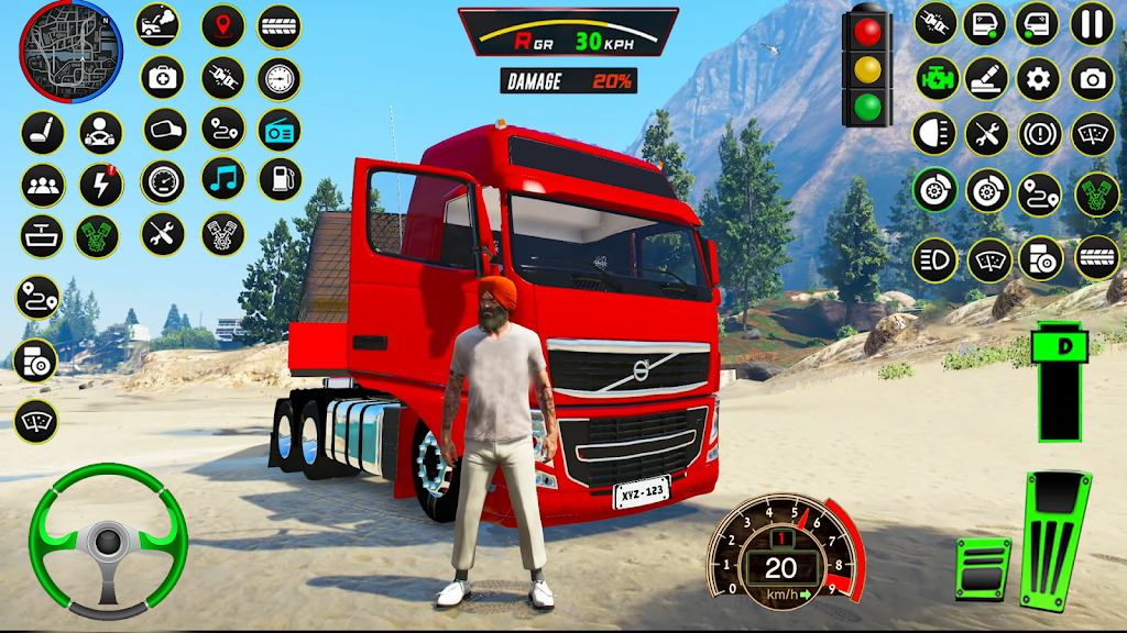 Real Cargo Truck Driving Games स्क्रीनशॉट 1