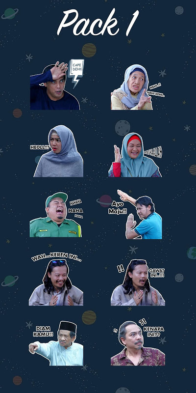 Dunia Terbalik WA Sticker Capture d'écran 2