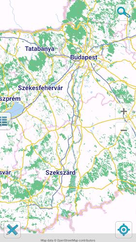 Map of Hungary offline Capture d'écran 1