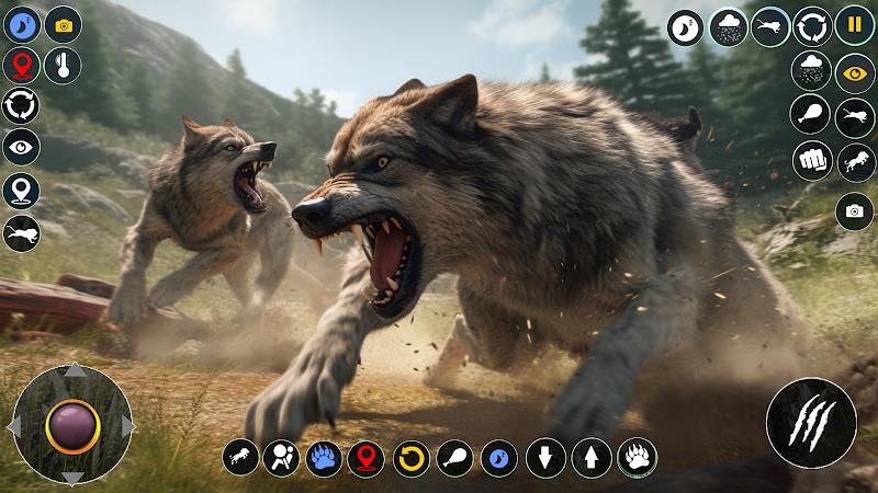 Wolf Simulator: Wild Wolf Game 스크린샷 4