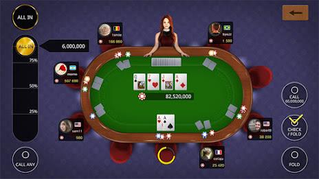 Texas holdem poker king स्क्रीनशॉट 1