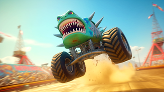 Crazy Monster Truck Stunts Captura de pantalla 3