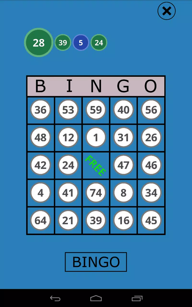 Classic Bingo Touch Captura de pantalla 3