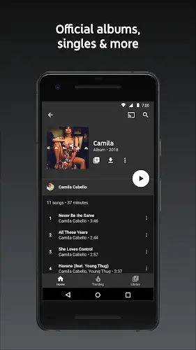 YouTube Music Captura de pantalla 1