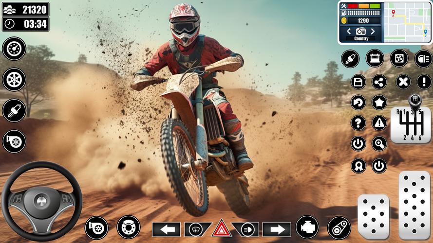 Dirt Bike Stunt - Bike Racing Captura de tela 1