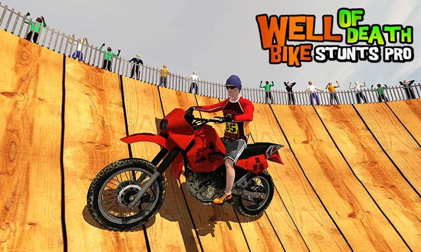 Well of Death Bike Stunts Ride スクリーンショット 4