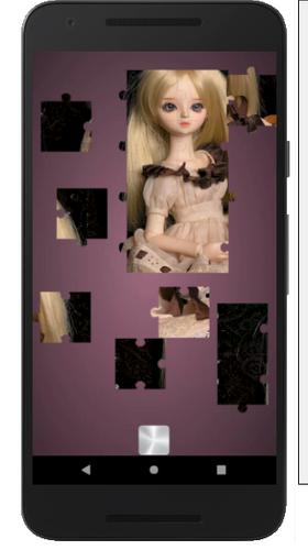 Cute Dolls Jigsaw Slide Puzzle Captura de pantalla 3