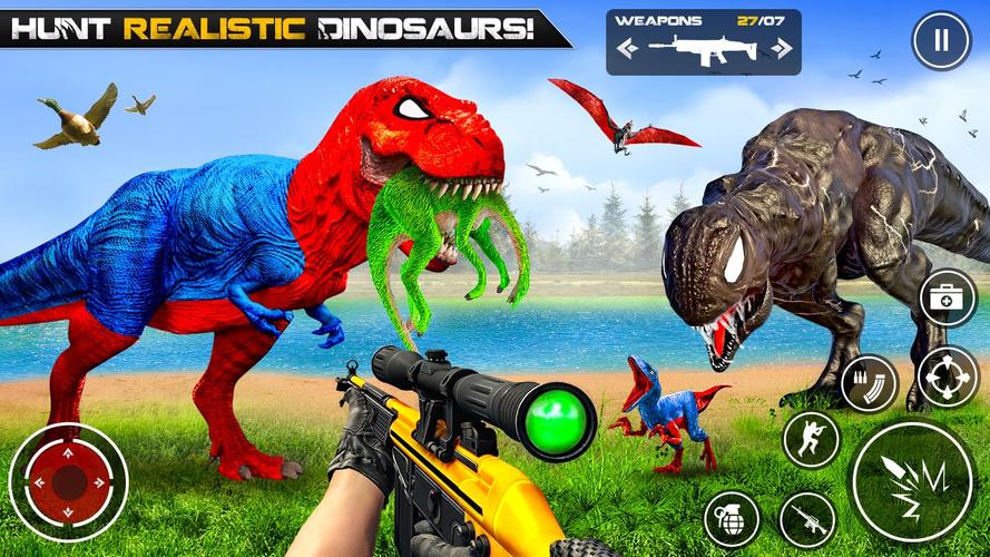 Dinosaur Hunting Gun Games应用截图第3张