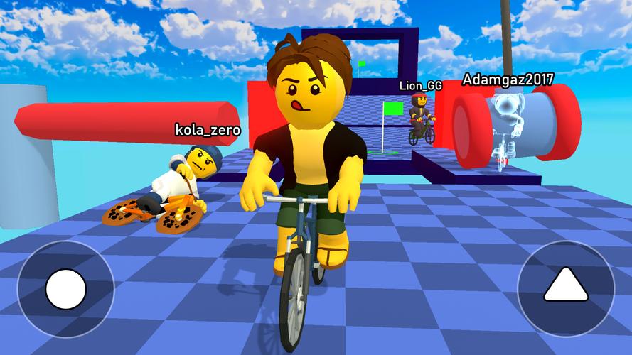 Obby bike: Parkour Adventure Screenshot 2