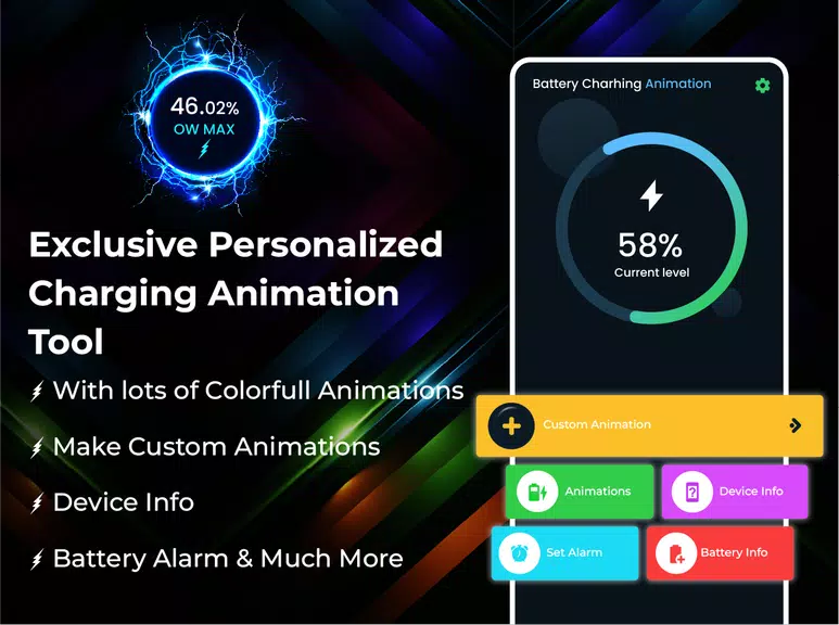 Ultra Fast Charging Animation स्क्रीनशॉट 1
