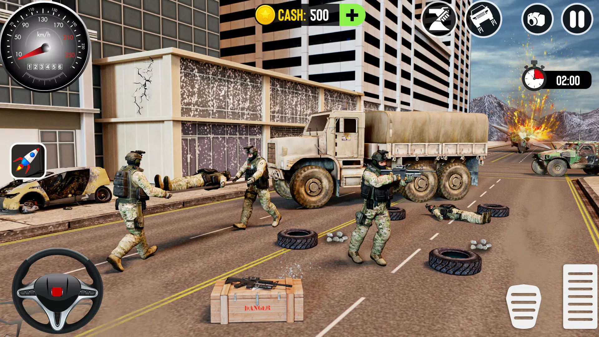 Army Car Games Truck Driving Скриншот 1