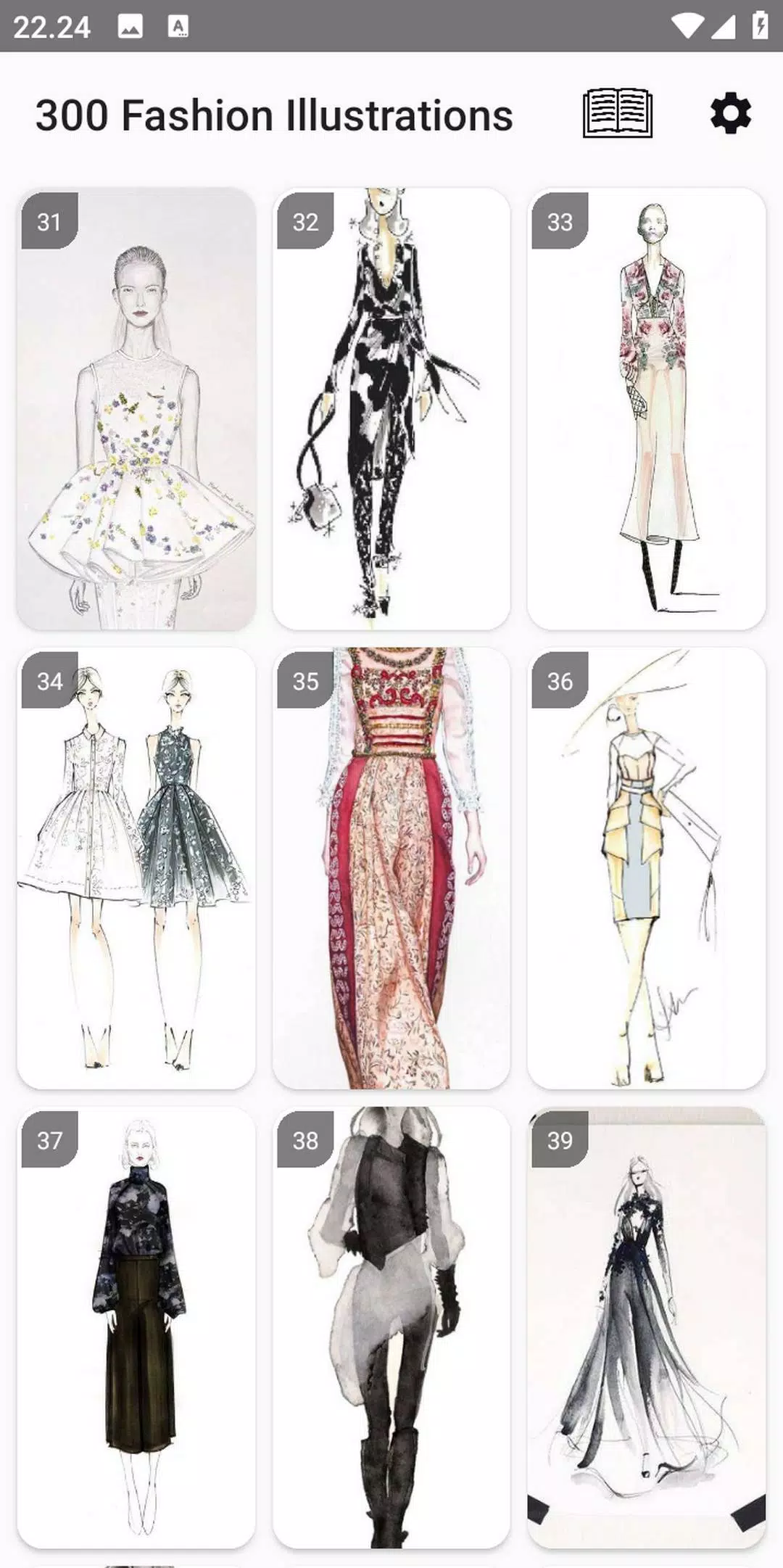300 Fashion Illustrations Captura de tela 2