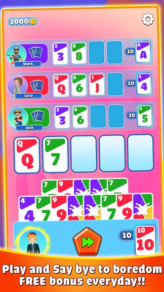 Skip 10 - Card Game स्क्रीनशॉट 2