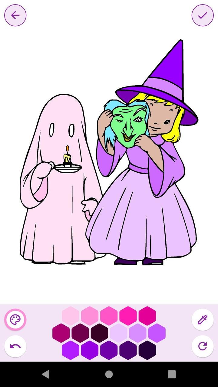 Coloring Book: Halloween Screenshot 3