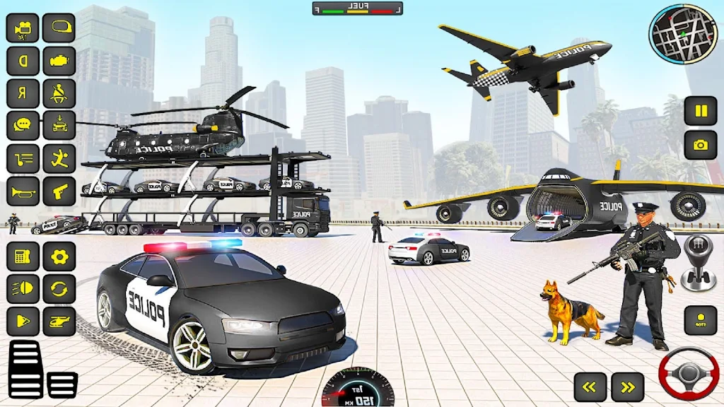 Police Truck Transport Game Captura de pantalla 2